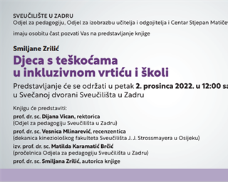Djeca s teškoćama u inkluzivnom vrtiću i školi
