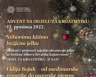 Adventski program na Odjelu za kroatistiku