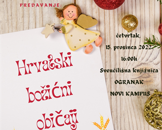 Poziv na predavanje „Hrvatski božićni običaji“