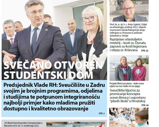 Iz tiska izašao novi broj Lanterne, glasnika Sveučilišta u Zadru