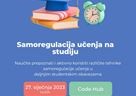 Radionica „Samoregulacija učenja na studiju“