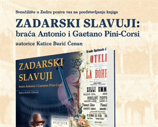 Promocija knjige „Zadarski slavuji: braća Antonio i Gaetano Pini-Corsi“