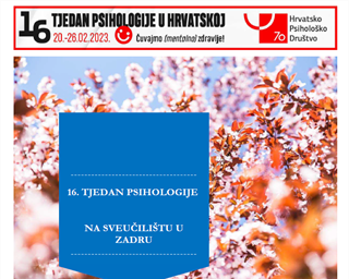 16. Tjedan psihologije na Sveučilištu u Zadru