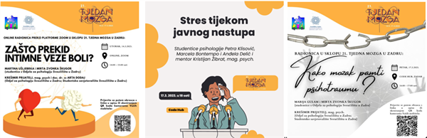 21. Tjedan mozga na Sveučilištu u Zadru