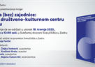 Predstavljanje knjige "Kultura (bez) zajednice: prema društveno-kulturnom centru u Zadru"