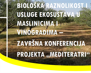 Poziv na završnu konferenciju projekta MEDITERATRI (HRZZ), Zadar 2023.