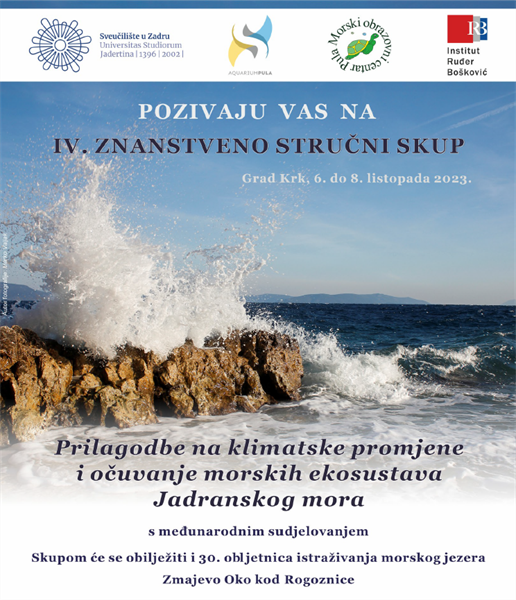 4. znanstveno-stručni skup “Prilagodbe na klimatske promjene i očuvanje morskih ekosustava Jadranskog mora”