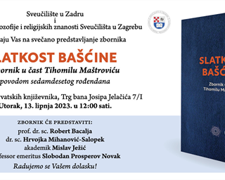 Zbornik u čast Tihomilu Maštroviću