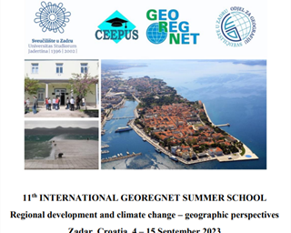 11. Međunarodna GEOREGNET ljetna škola "Regionalni razvoj i klimatske promjene – geografske perspektive