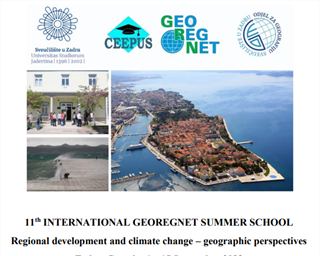 11. Međunarodna GEOREGNET ljetna škola "Regionalni razvoj i klimatske promjene – geografske perspektive
