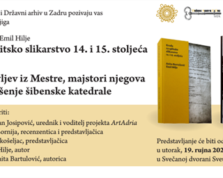 Predstavljanje knjiga "Građa za splitsko slikarstvo 14. i 15. stoljeća" i "Bartul Jakovljev iz Mestre"