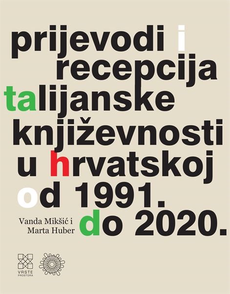 Objavljena monografija Prijevodi i recepcija talijanske književnosti u hrvatskoj od 1991. do 2020.