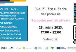 Poziv na Europsku noć istraživača