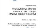 Znanstveni skup „Stanovništvo između granica i teritorija: izazovi, krize i trendovi“