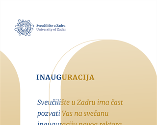 Inauguracija novog rektora Sveučilišta u Zadru prof. dr. sc. Josipa Faričića