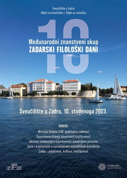Međunarodni znanstveni skup Zadarski filološki dani 10.