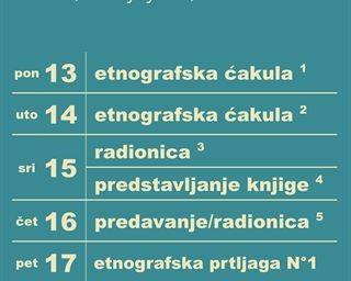 Dani etnologije i antropologije od 13. studenog u novim sveučilišnim prostorima zgrade SEP-a