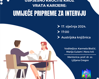 Radionica „Uspješno kročite kroz vrata karijere: umijeće pripreme za intervju“