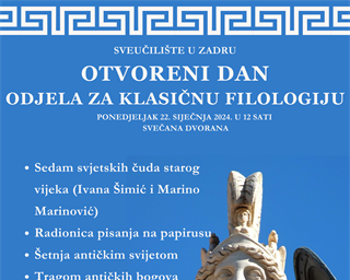 Otvoreni dan Odjela za klasičnu filologiju