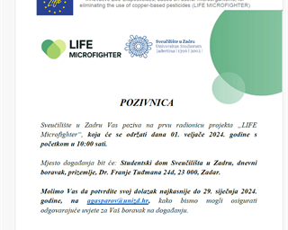 Radionica projekta Life Microfighter o unaprjeđenju zaštite kultura