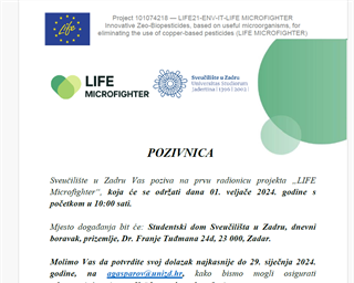 Radionica projekta Life Microfighter o unaprjeđenju zaštite kultura