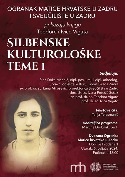 Poziv na predstavljanje knjige Silbenske kulturološke teme I