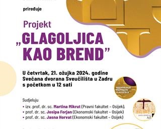 Projekt "Glagoljica kao brend"