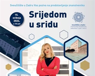 U "Srijedom u sridu" 15. svibnja predstavljamo izv. prof. dr. sc. Antoniju Mlikotu