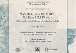 Izložba starih pomorskih karata i plovidbenih priručnika 23. svibnja