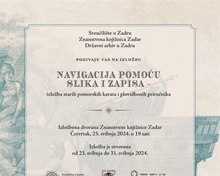 Izložba starih pomorskih karata i plovidbenih priručnika 23. svibnja