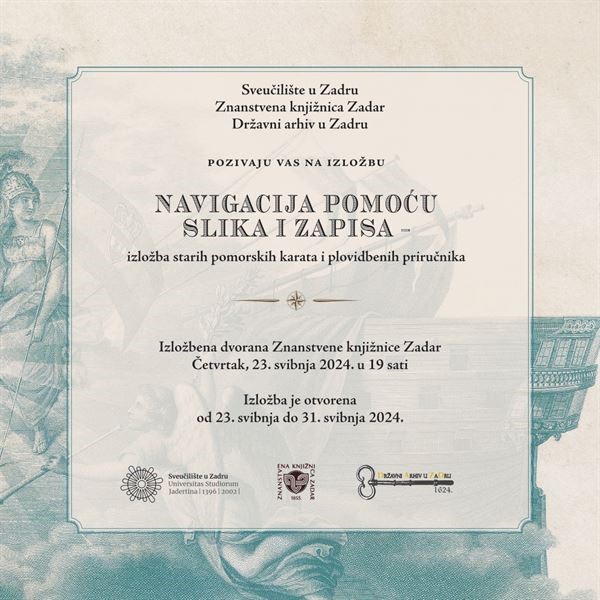 Izložba starih pomorskih karata i plovidbenih priručnika 23. svibnja