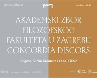 Poziv na koncert zbora Concordia discors u Zadru