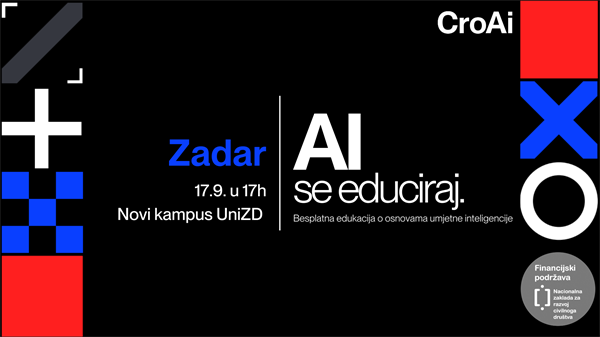 Poziv na edukaciju “AI se educiraj” - besplatnu edukaciju o osnovama umjetne inteligencije