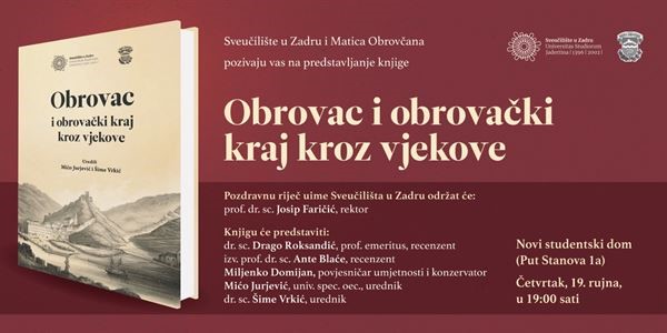 Predstavljanje knjige "Obrovac i obrovački kraj kroz vjekove"