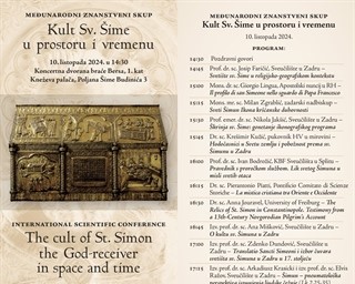Međunarodni znanstveni skup "Kult svetog Šime u prostoru i vremenu"