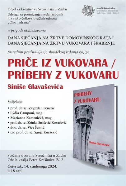 Predstavljanje slovačkog izdanja "Priča iz Vukovara" Siniše Glavaševića