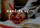 Radionica Studentskog savjetovališta „Naučiti učiti“ 15. siječnja