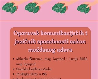 Predavanje „Oporavak komunikacijskih i jezičnih sposobnosti nakon moždanog udara”