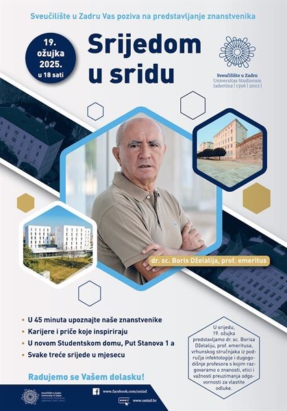 Gost "Srijedom u sridu" dr. sc. Boris Dželalija, prof. emeritus