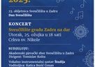 Koncert "Sveučilište gradu Zadru na dar"