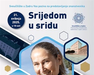 U ciklusu Srijedom u sridu Sveučilište u Zadru predstavlja izv. prof. dr. sc. Irenu Radić Rossi