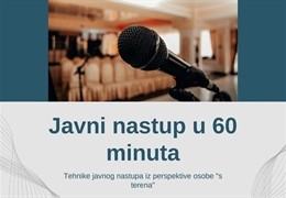Studentsko savjetovalište poziva na radionicu „Javni nastup u 60 minuta“