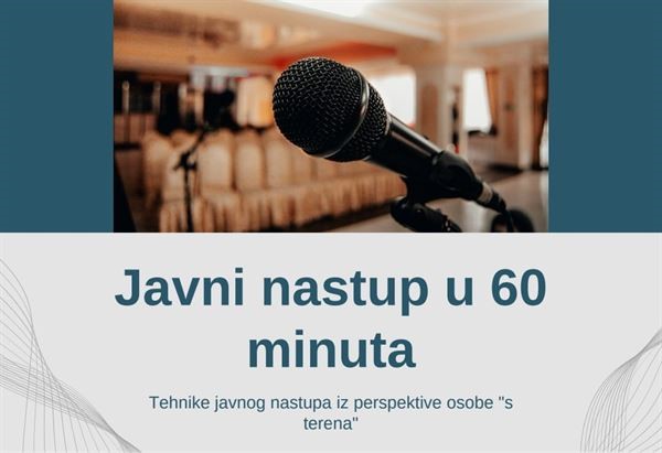 Studentsko savjetovalište poziva na radionicu „Javni nastup u 60 minuta“