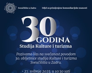 Proslava povodom 30 godina studija Kulture i turizma