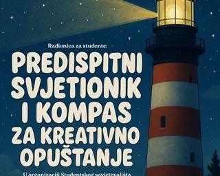 Radionica za studente „Predispitni svjetionik i kompas za kreativno opuštanje“