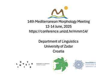 Međunarodni znanstveni skup "Mediterranean Morphology Meeting/Mediteranski morfološki susret"