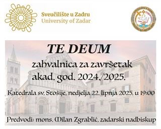 Svečano misno slavlje Te Deum u povodu završetka akademske godine