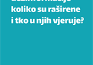 Online istraživački izvještaj "Klimatske dezinformacije — koliko su raširene i tko u njih vjeruje?"