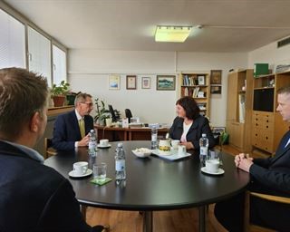 Veleposlanik Kraljevine Belgije u posjetu Znanstvenoj knjižnici Sveučilišta u Zadru