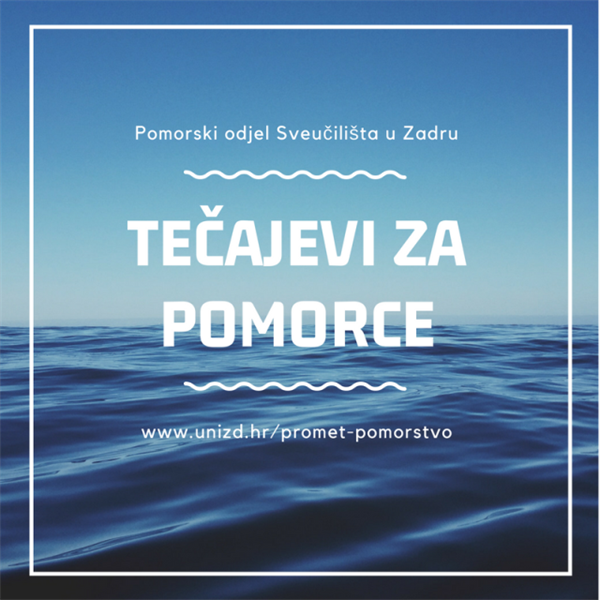 Najava tečajeva za pomorce